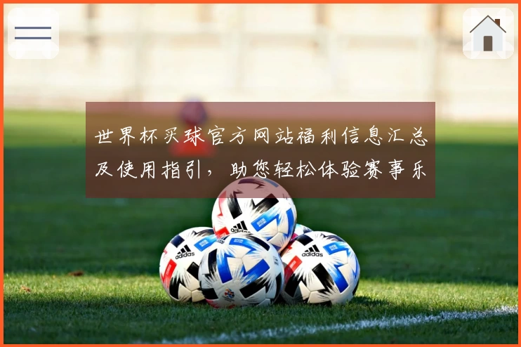 世界杯买球官方网站福利信息汇总及使用指引，助您轻松体验赛事乐趣